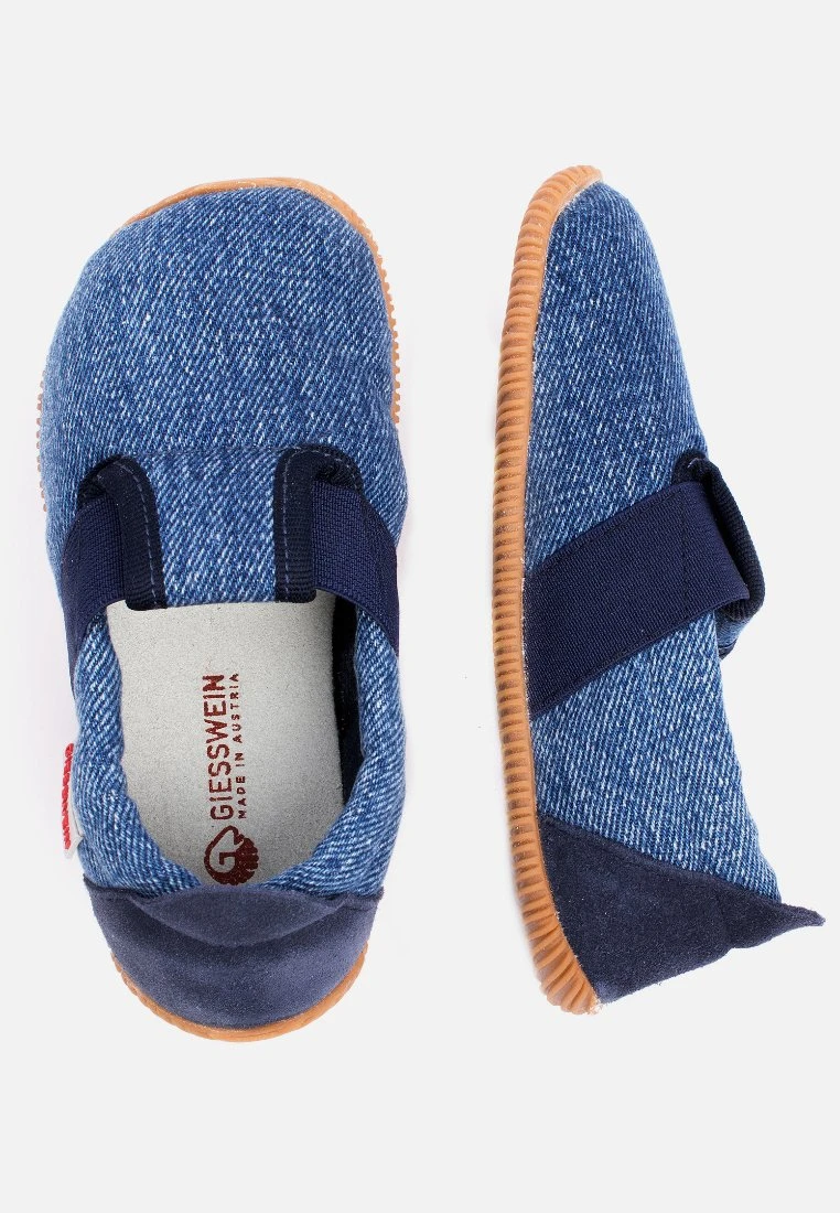 Giesswein Söll Slim FitPantofoleDark Blue Denim Bambini Pantofole GI115I003-K14 4 Giesswein Söll Slim FitPantofoleDark Blue Denim Bambini Pantofole GI115I003-K14 - immagine 2
